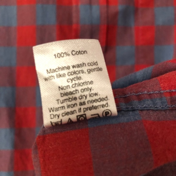 EUC J. Crew Factory Mens Short Sleeve Button Down Shirt M - Picture 5 of 5